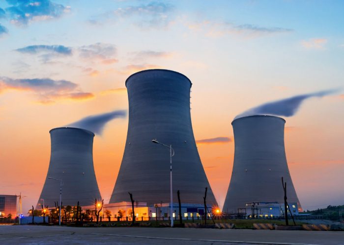 19669802 - tops of cooling towers of atomic power plant